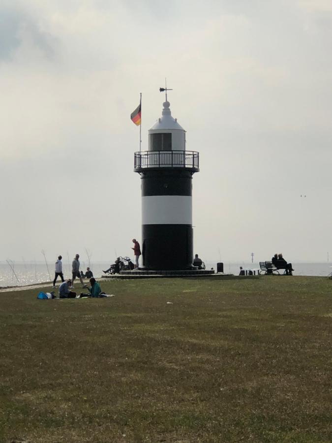 Ferienhaus Wieden Am Deich Wurster Nordseekuste Dış mekan fotoğraf